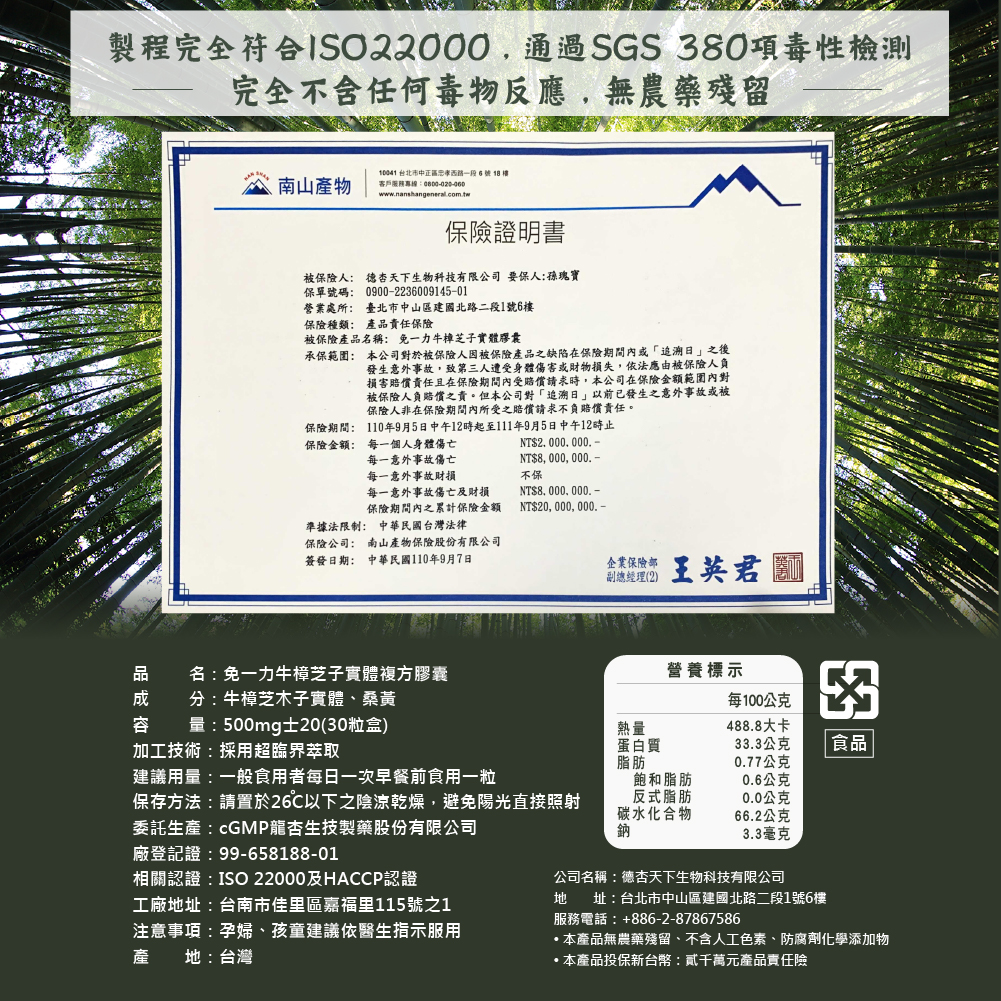 ISO 22000 Certificate